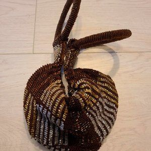 Beaded Wristlet Bag